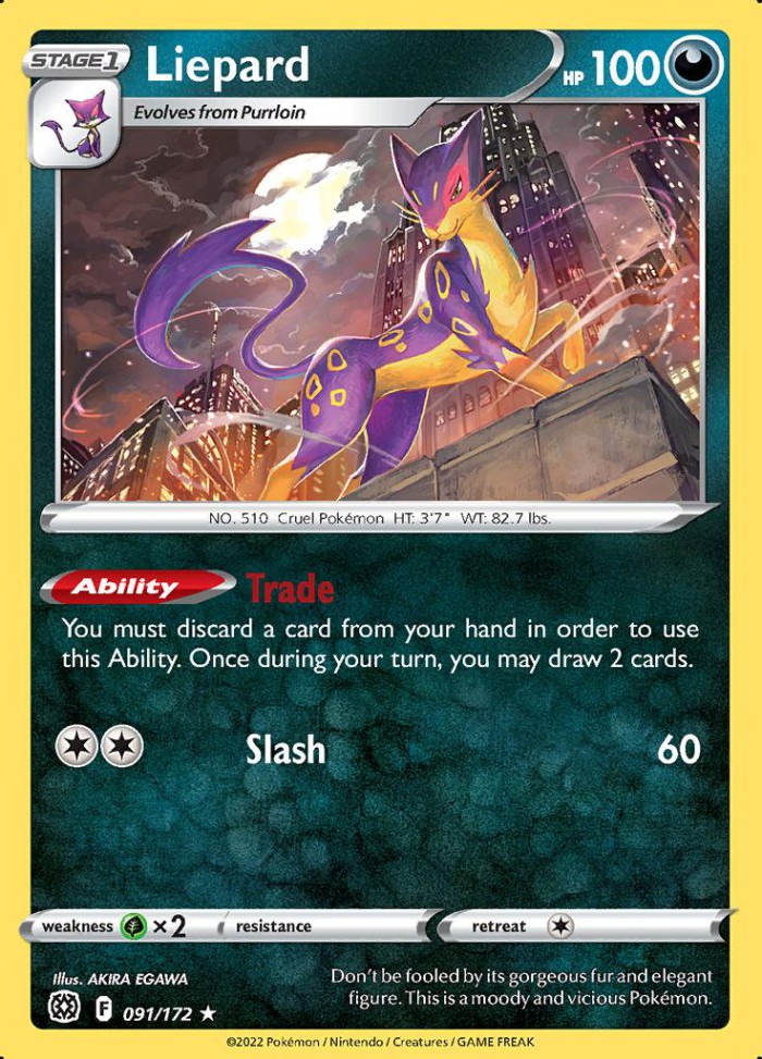 Carte Pokémon: Liepard [Léopardus]