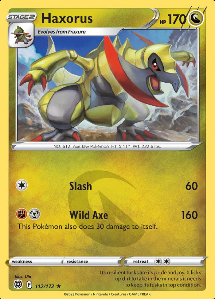 Carte Pokémon: Haxorus [Tranchodon]