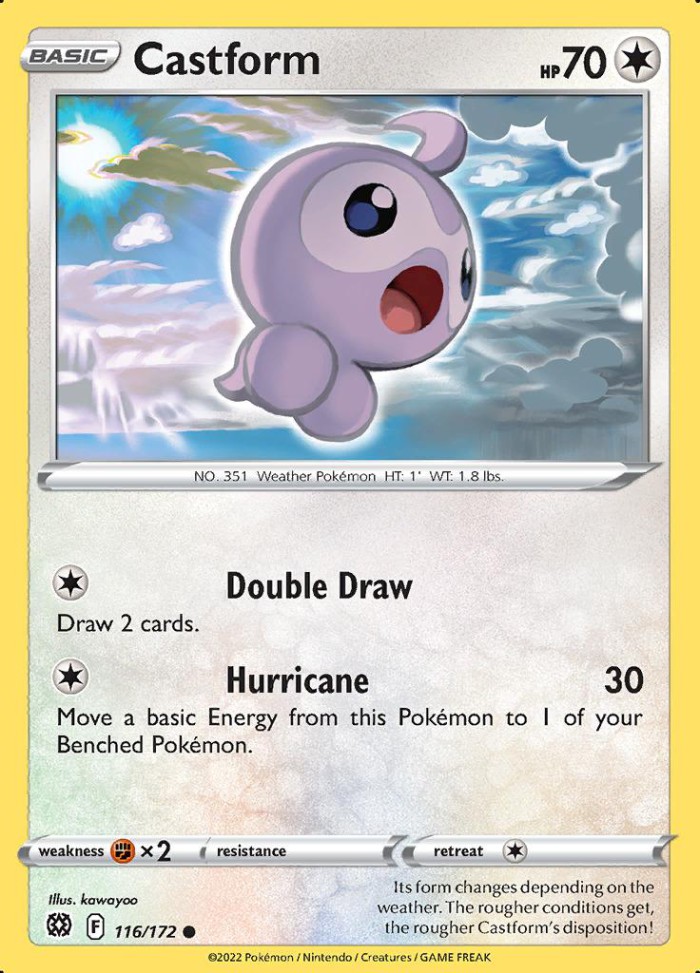 Carte Pokémon: Castform [Morphéo]