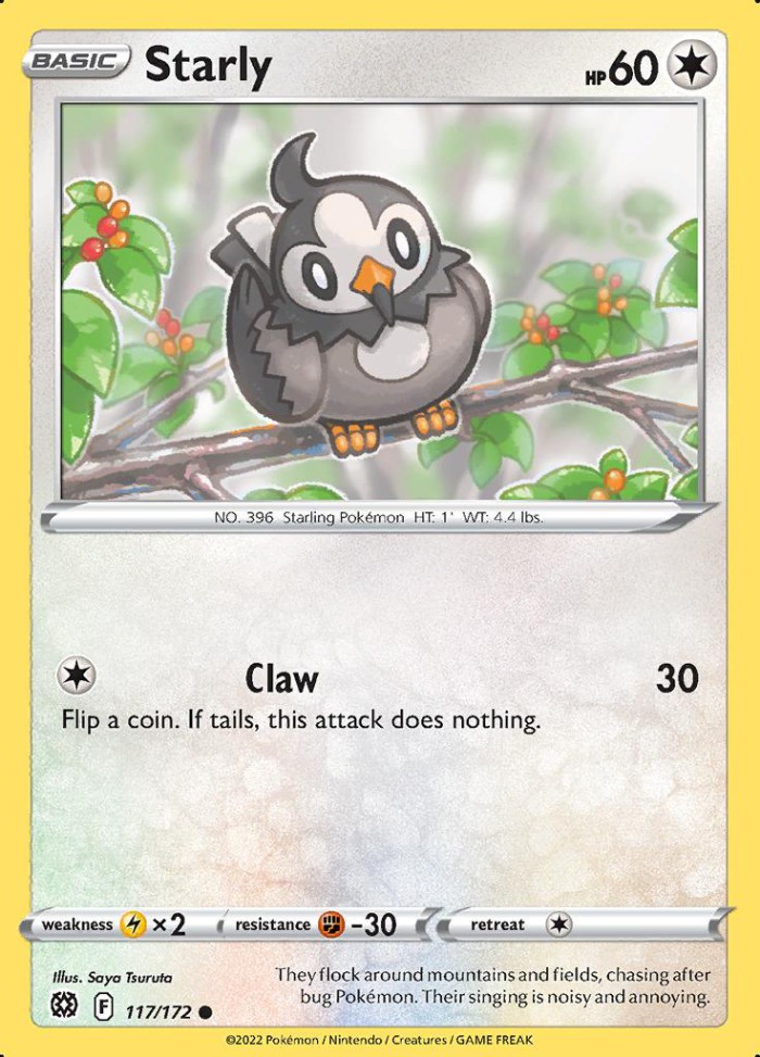 Carte Pokémon: Starly [Étourmi]