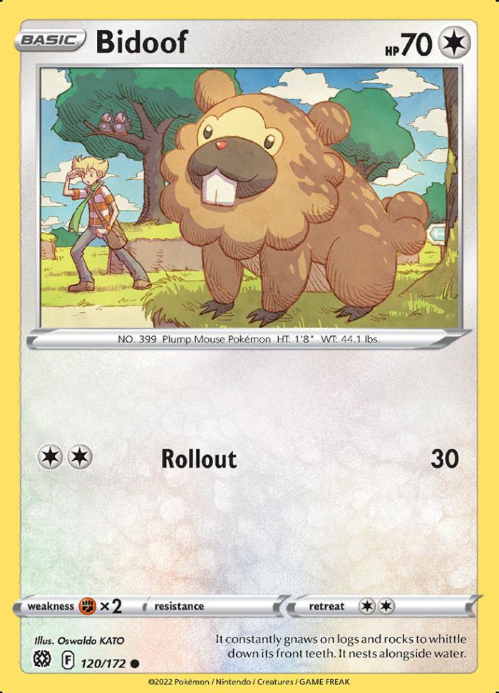 Carte Pokémon: Bidoof [Keunotor]