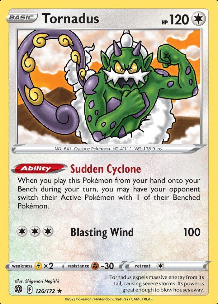 Carte Pokémon: Tornadus [Boréas]