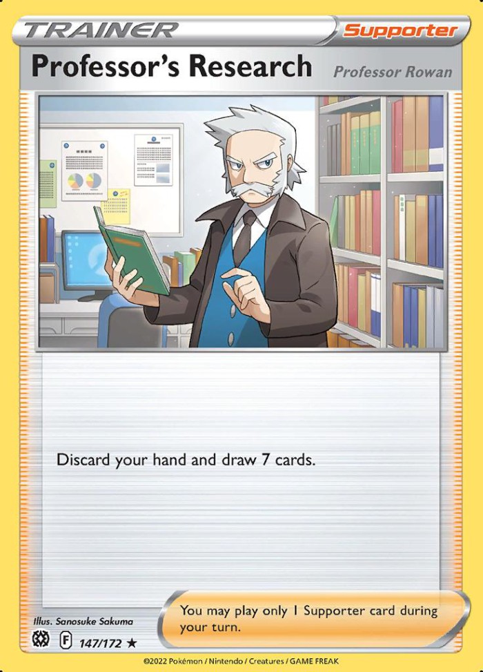 Carte Pokémon: Professor's Research [Recherches Professorales]