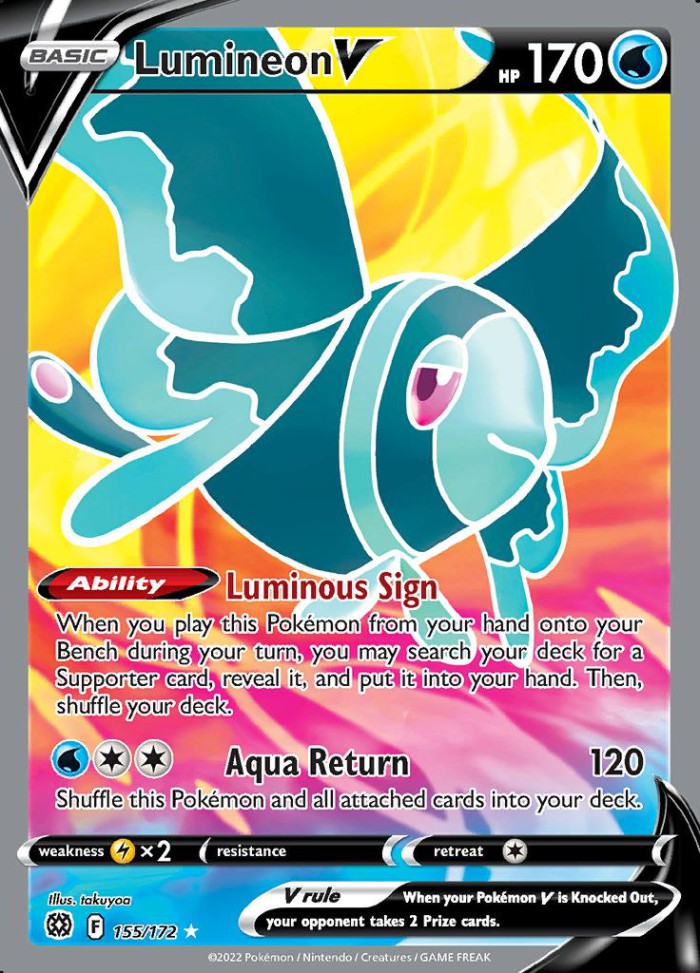 Carte Pokémon: Lumineon V [Luminéon V]