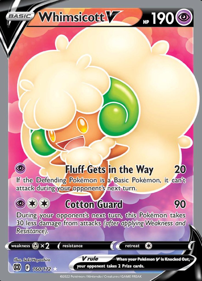 Carte Pokémon: Whimsicott V [Farfaduvet V]