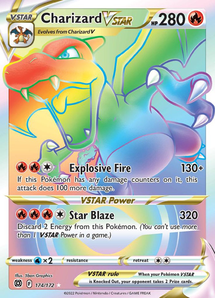 Carte Pokémon: Charizard VSTAR [Dracaufeu VSTAR]