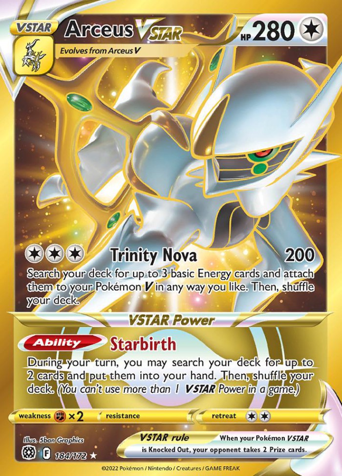 Carte Pokémon: Arceus VSTAR [Arceus VSTAR]