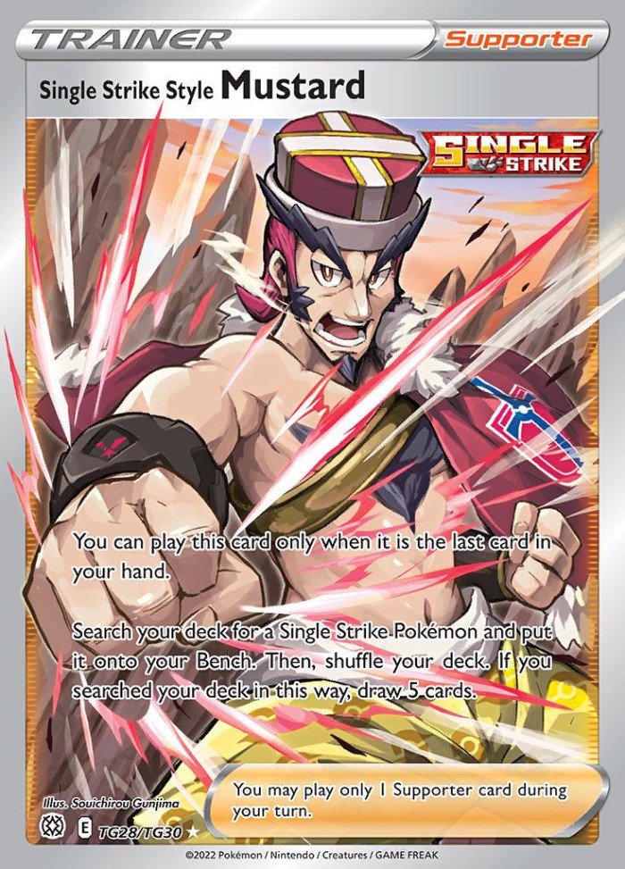 Carte Pokémon: Mustard Single Strike Style [Mustar Style Poing Final]