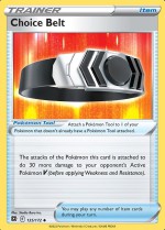 Carte Pokémon: Ceinture Choix