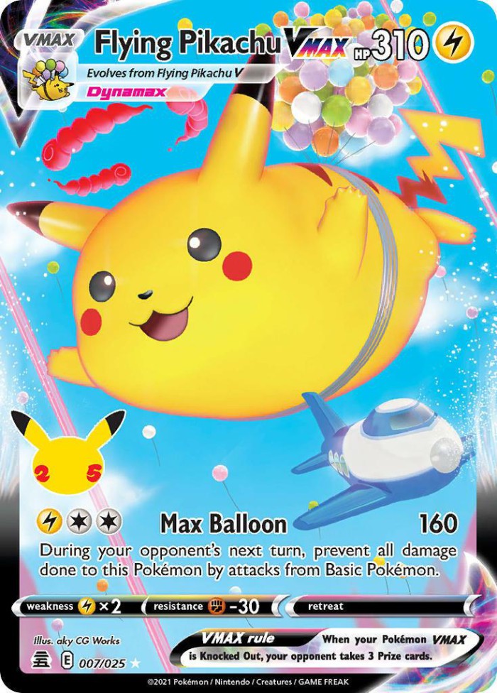 Carte Pokémon: Flying Pikachu VMAX [Pikachu Volant VMAX]