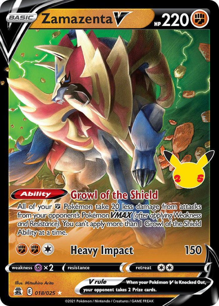 Carte Pokémon: Zamazenta V [Zamazenta V]