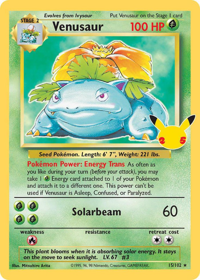 Carte Pokémon: Venusaur [Florizarre]