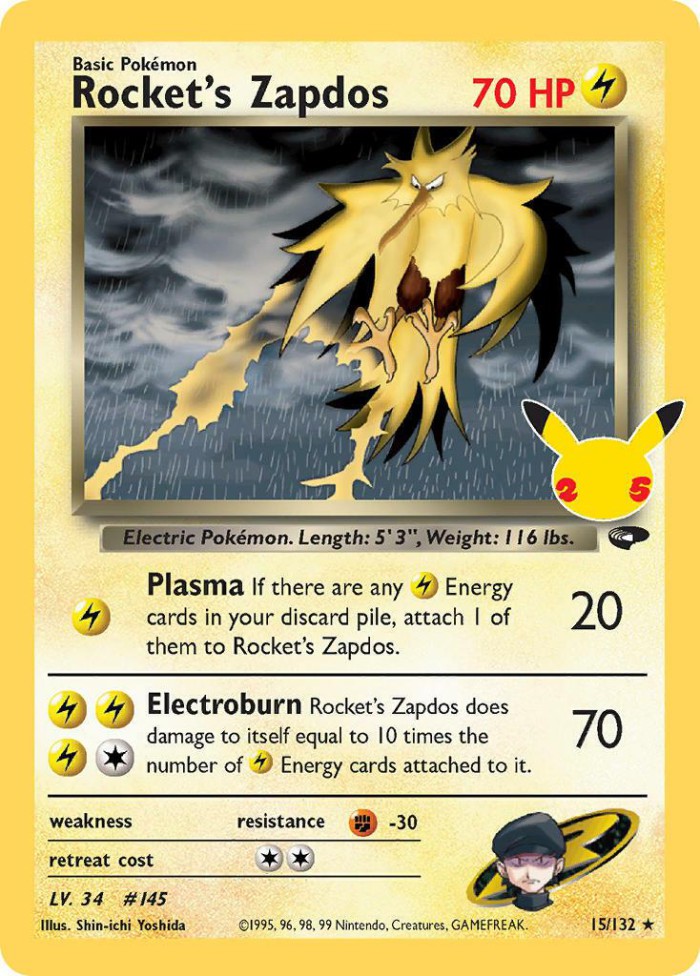 Carte Pokémon: Rocket's Zapdos [Électhor de Rocket]