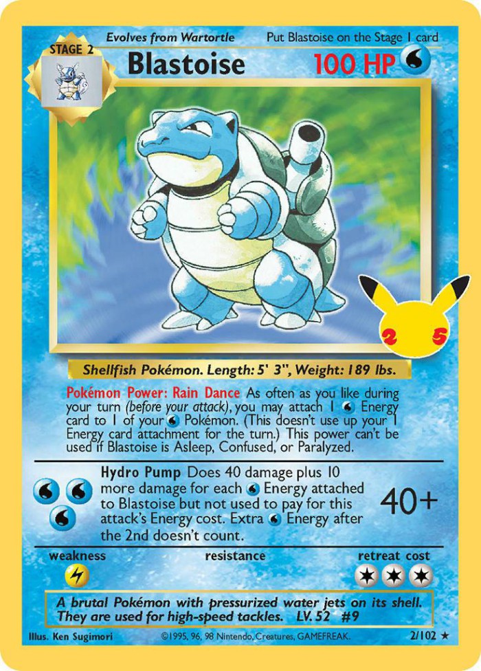 Carte Pokémon: Blastoise [Tortank]