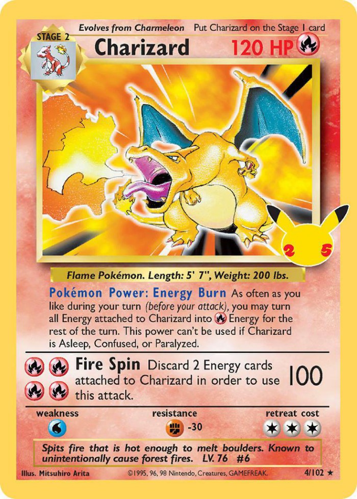 Carte Pokémon: Charizard [Dracaufeu]