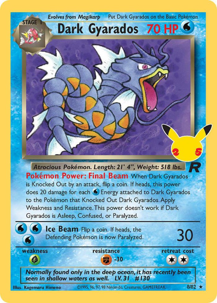 Carte Pokémon: Dark Gyarados [Léviator obscur]