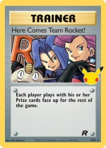 Carte Pokémon: Et voila les Team Rocket !