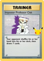 Carte Pokémon: Faux Professeur Chen