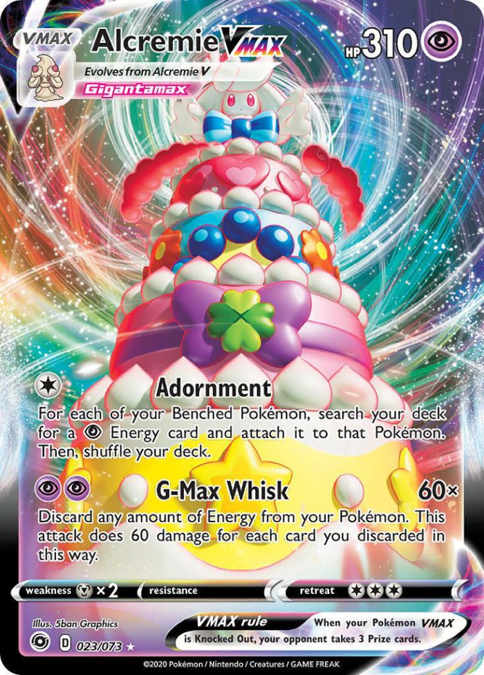 Carte Pokémon: Alcremie VMAX [Charmilly VMAX]