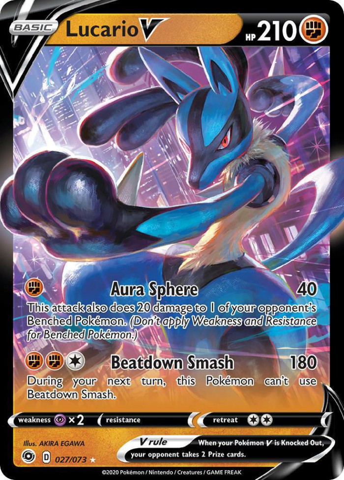 Carte Pokémon: Lucario V [Lucario V]