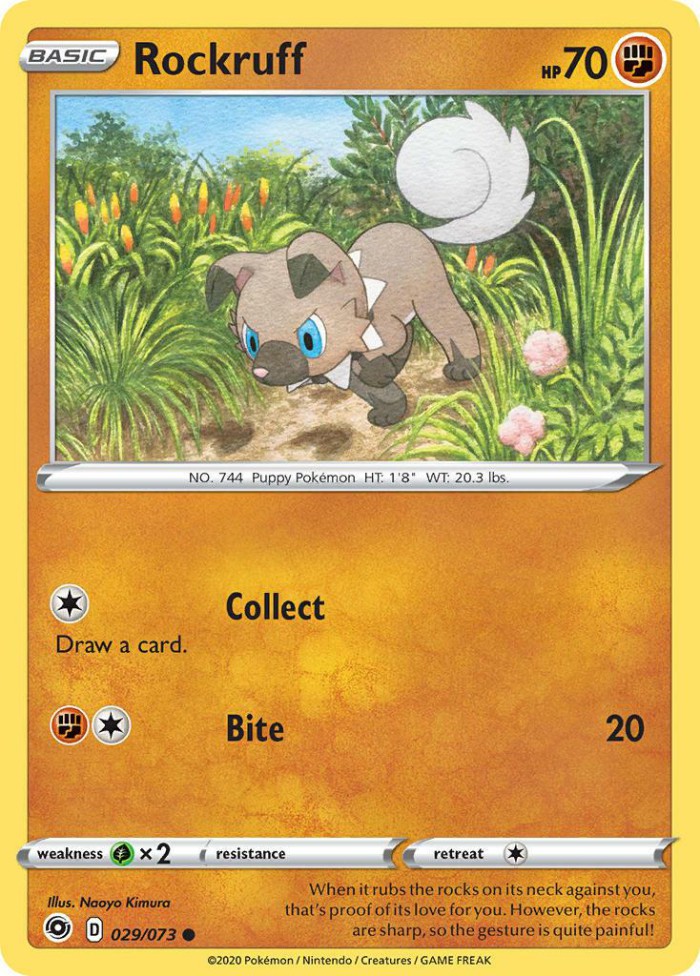 Carte Pokémon: Rockruff [Rocabot]