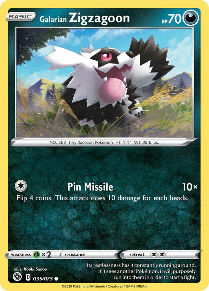 Carte Pokémon: Galarian Zigzagoon [Zigzaton de Galar]