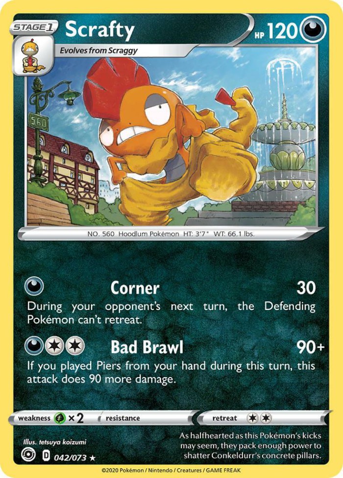 Carte Pokémon: Scrafty [Baggaïd]