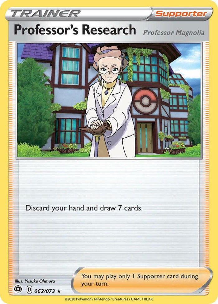 Carte Pokémon: Professor's Research [Recherches Professorales]