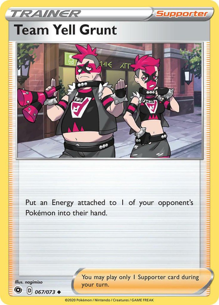 Carte Pokémon: Team Yell Grunt [Sbire de la Team Yell]