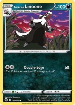 Carte Pokémon: Galarian Linoone