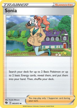 Carte Pokémon: Sonia