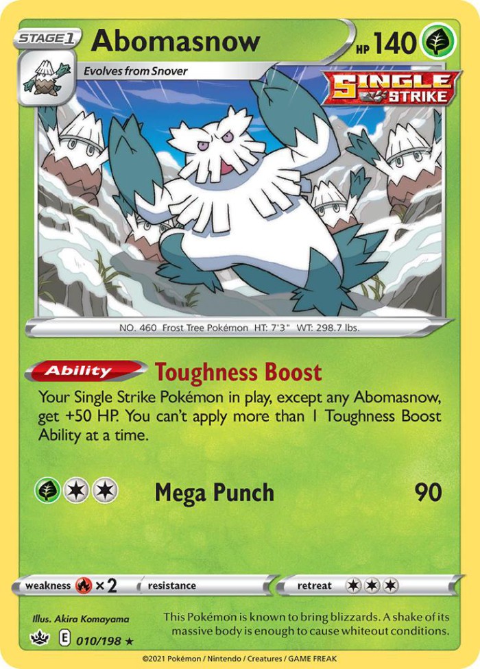 Carte Pokémon: Abomasnow [Blizzaroi]