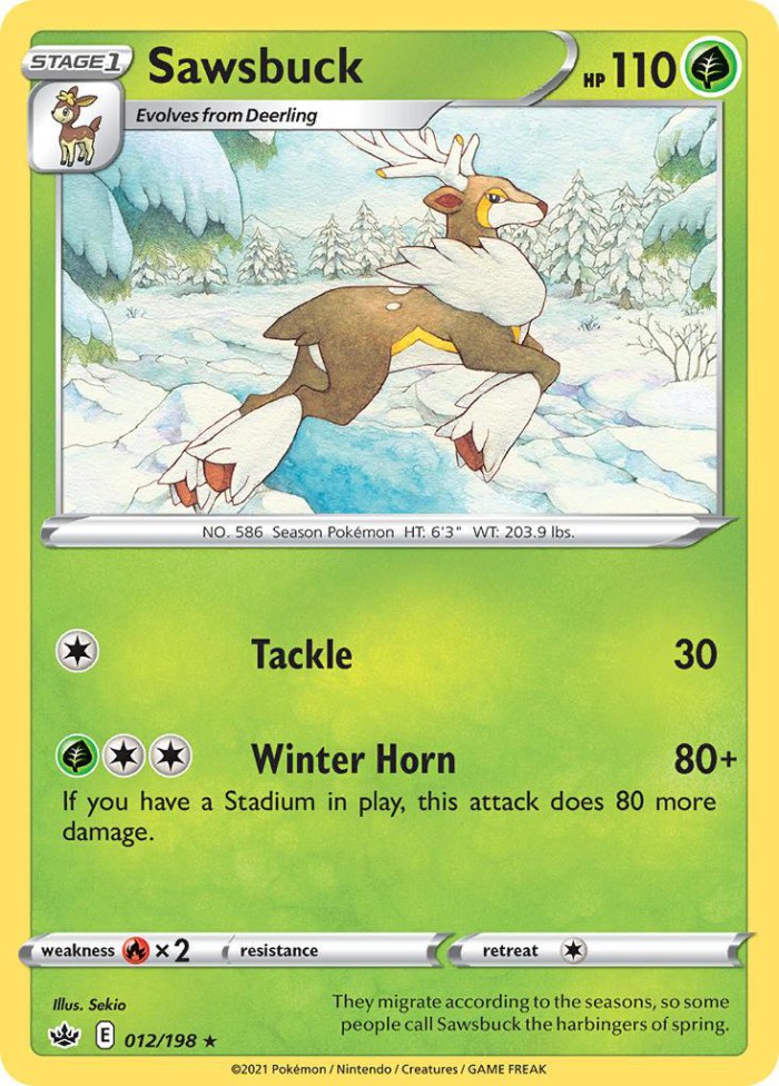 Carte Pokémon: Sawsbuck [Haydaim]