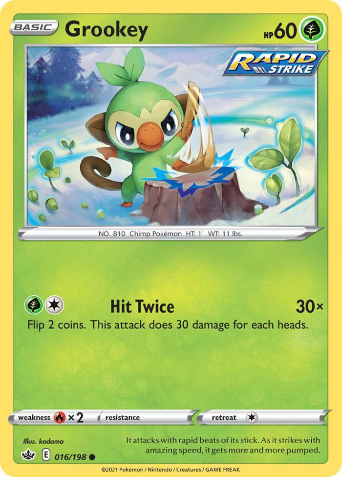 Carte Pokémon: Grookey [Ouistempo]