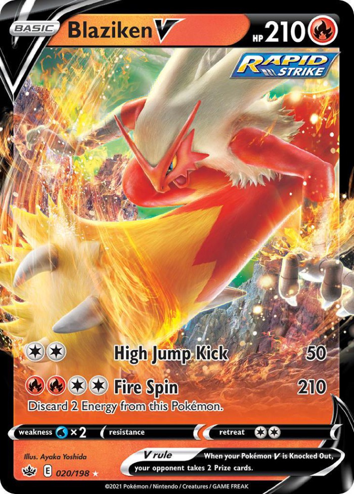 Carte Pokémon: Blaziken V [Braségali V]