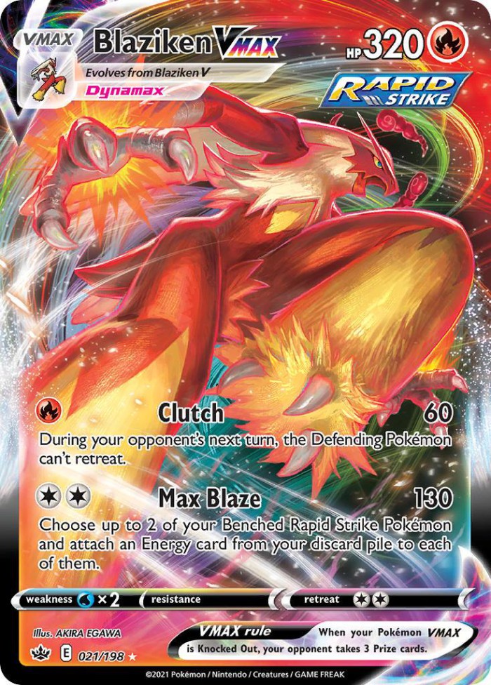 Carte Pokémon: Blaziken VMAX [Braségali VMAX]