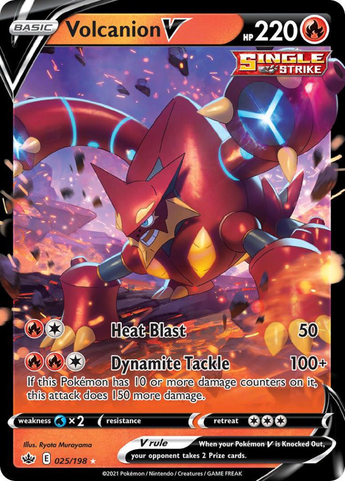 Carte Pokémon: Volcanion V [Volcanion V]