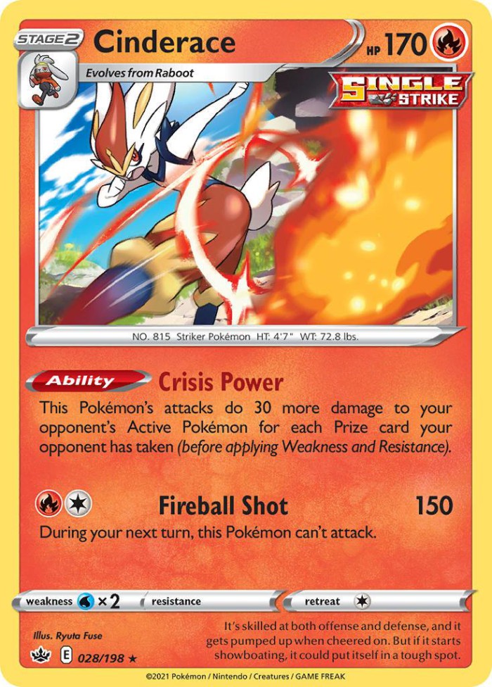 Carte Pokémon: Cinderace [Pyrobut]