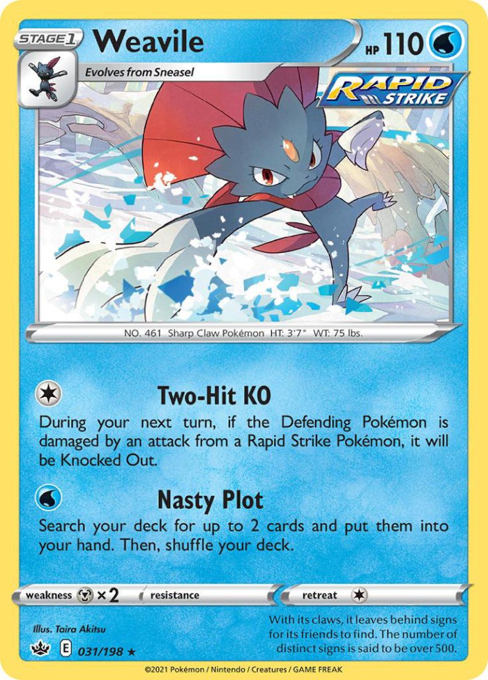 Carte Pokémon: Weavile [Dimoret]