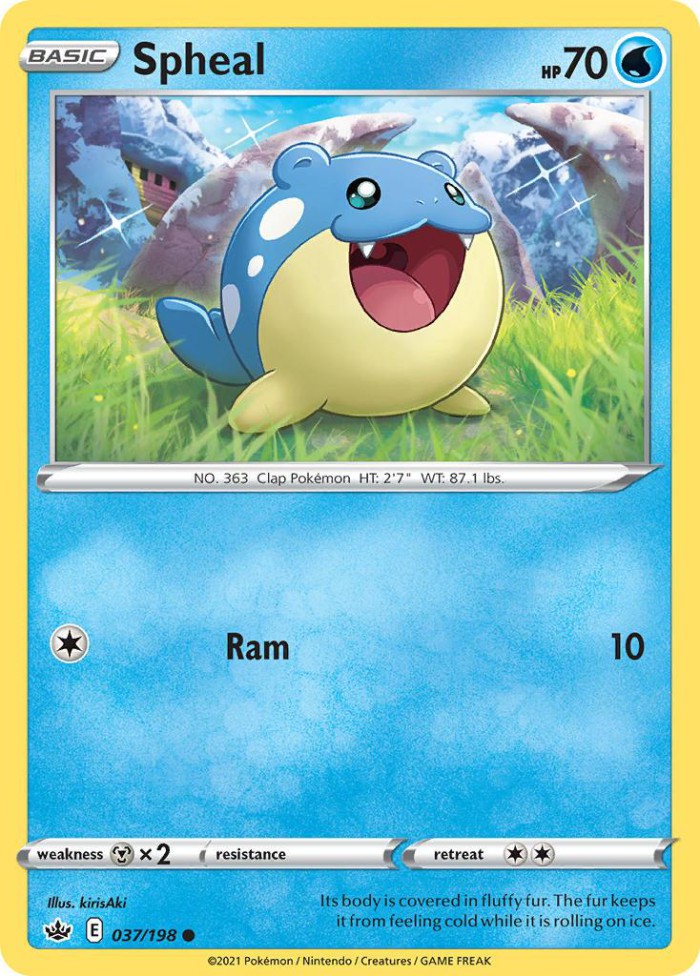 Carte Pokémon: Spheal [Obalie]