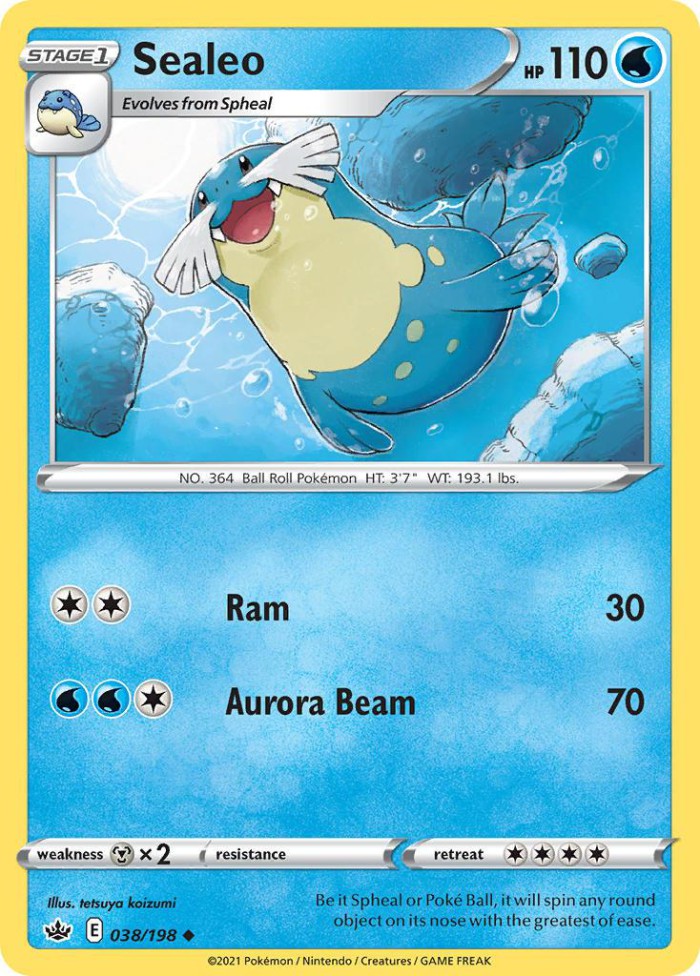 Carte Pokémon: Sealeo [Phogleur]