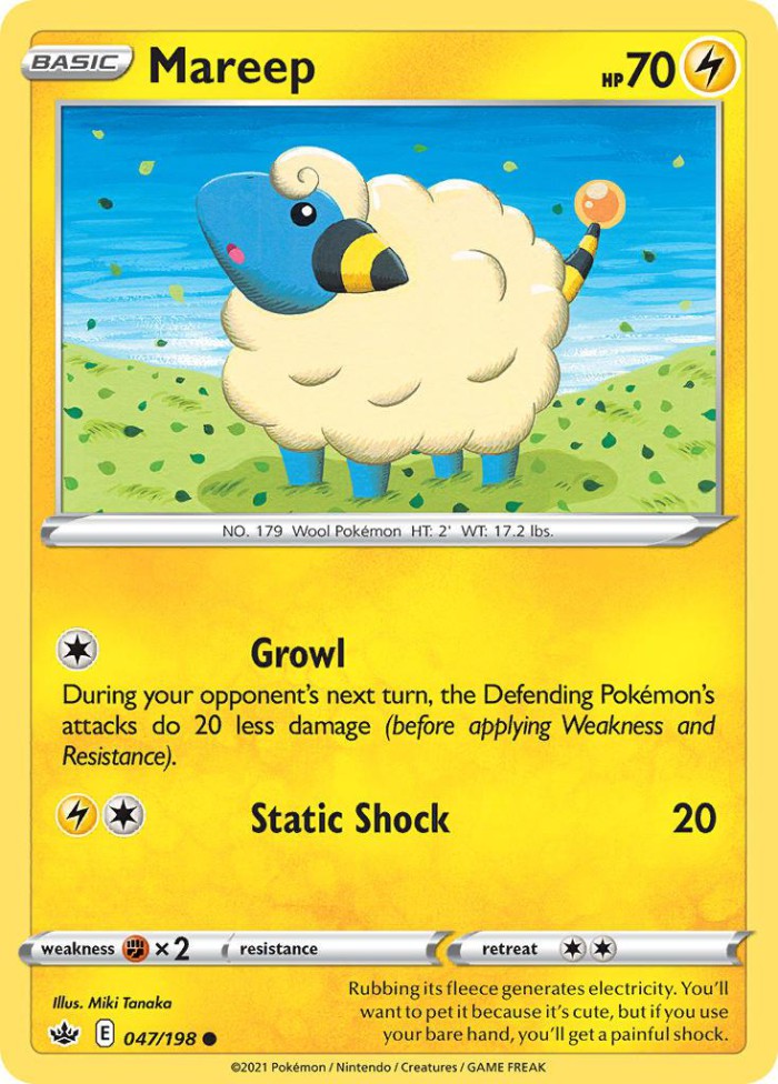 Carte Pokémon: Mareep [Wattouat]