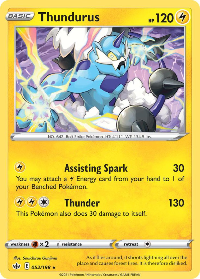 Carte Pokémon: Thundurus [Fulguris]