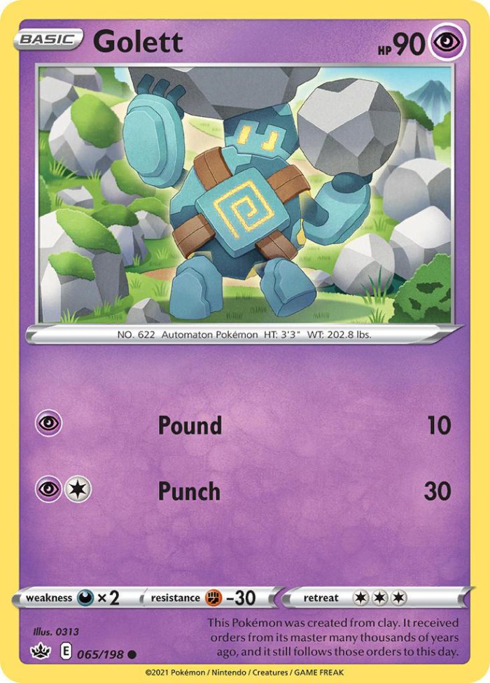 Carte Pokémon: Golett [Gringolem]