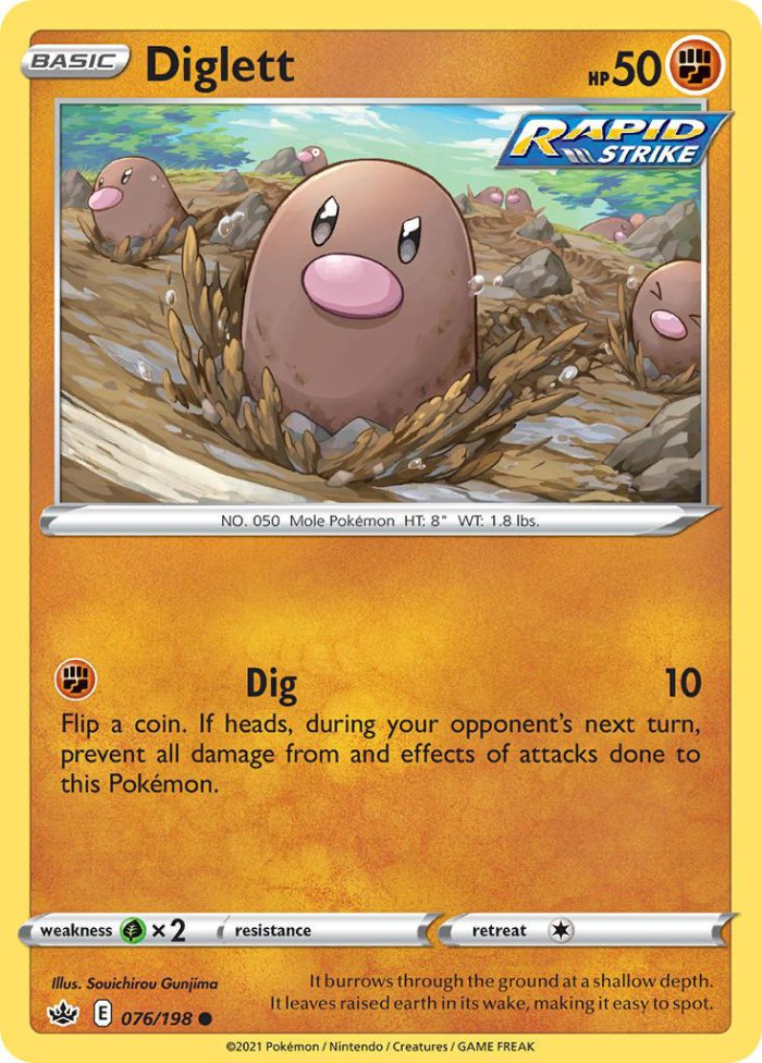 Carte Pokémon: Diglett [Taupiqueur]