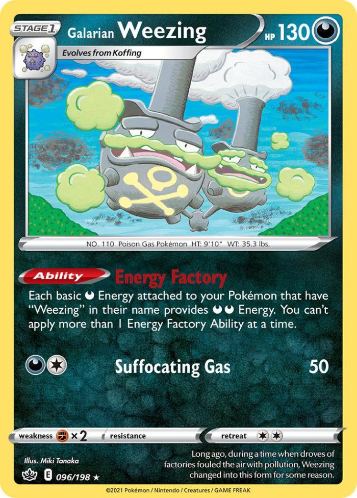 Carte Pokémon: Galarian Weezing [Smogogo de Galar]