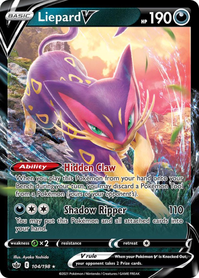 Carte Pokémon: Liepard V [Léopardus V]