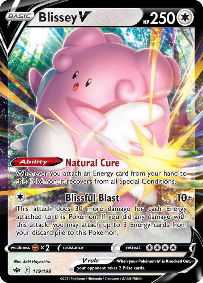 Carte Pokémon: Blissey V [Leuphorie V]