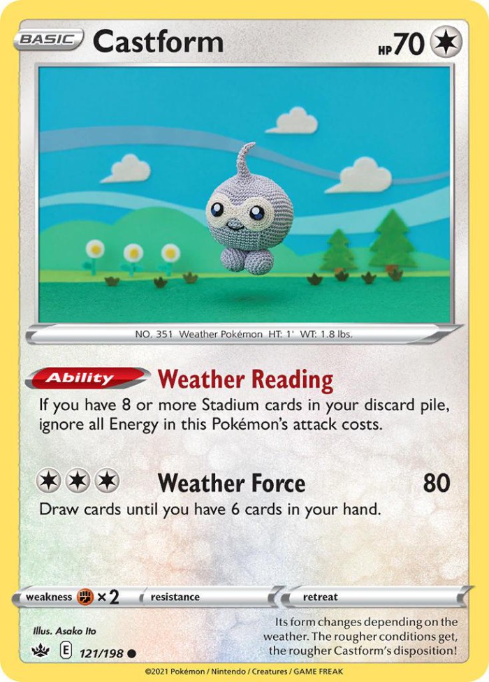 Carte Pokémon: Castform [Morphéo]