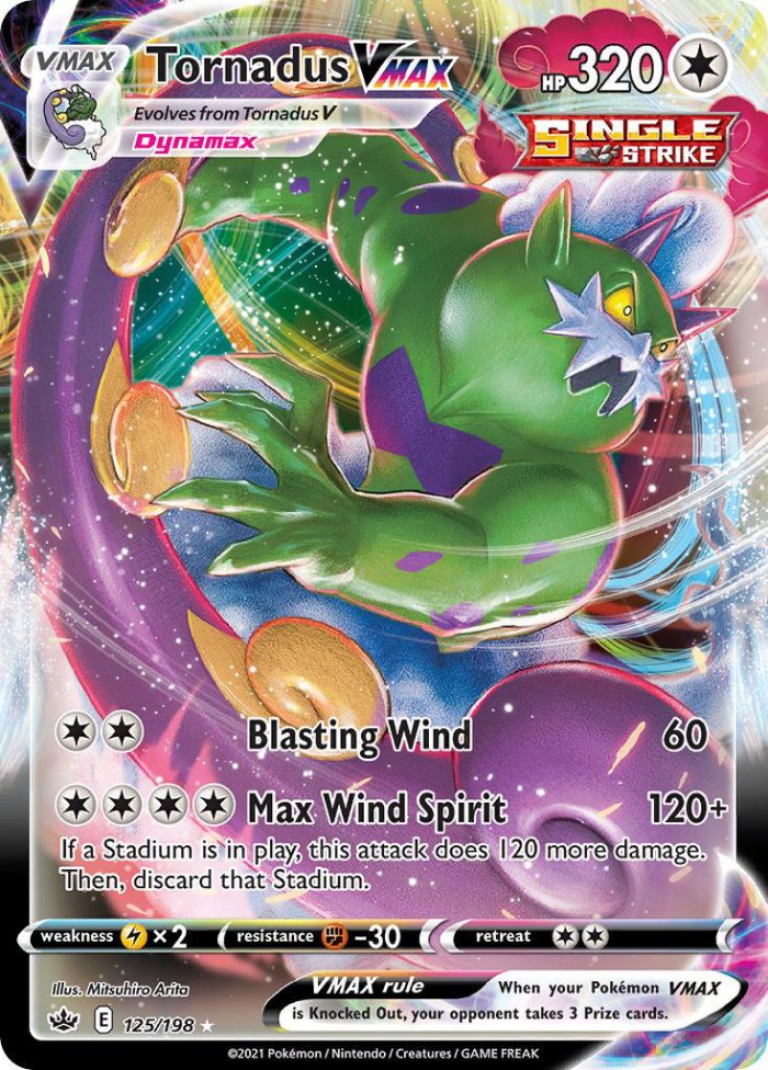 Carte Pokémon: Tornadus VMAX [Boréas VMAX]